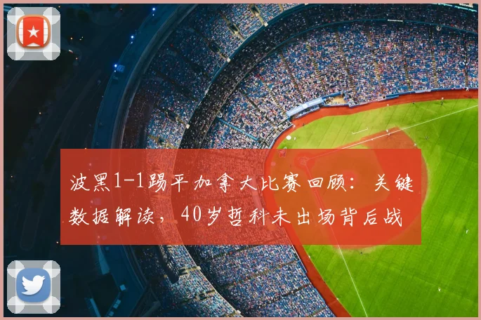波黑1-1踢平加拿大比赛回顾:关键数据解读,40岁哲科未出场背后战术考量